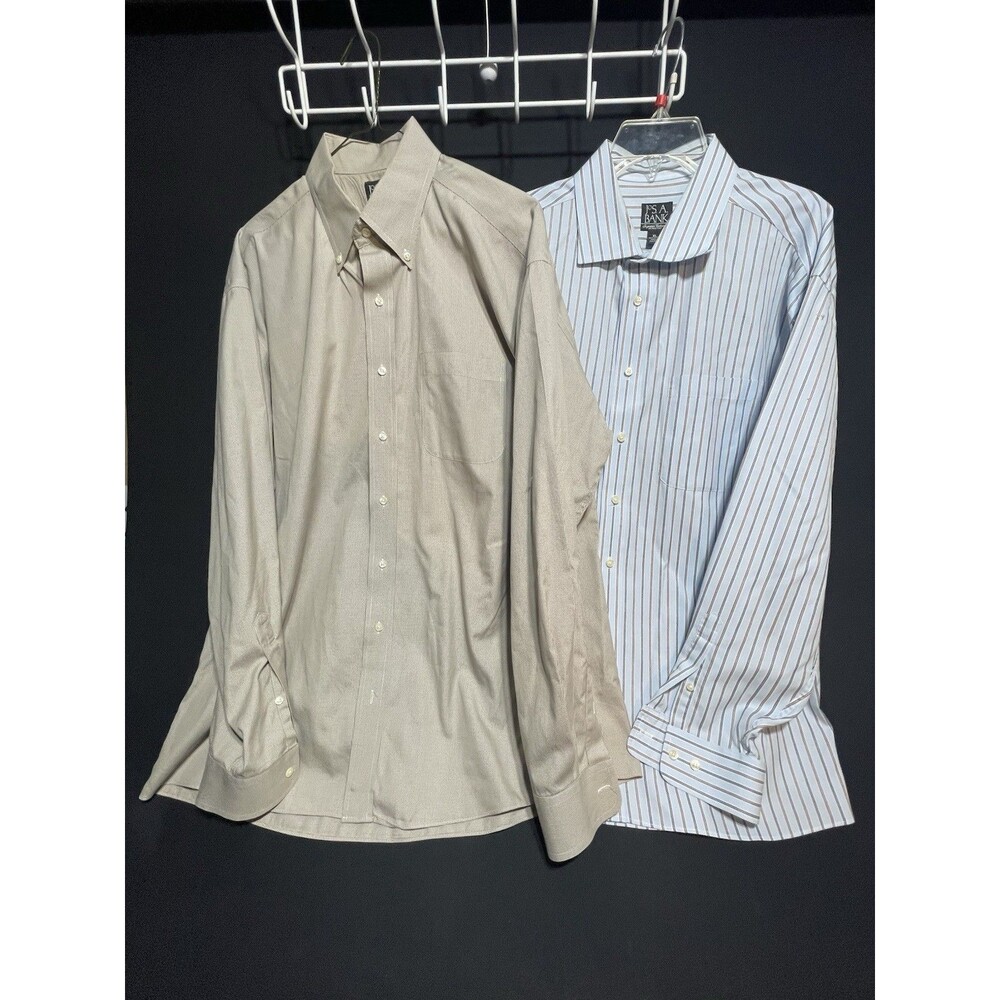 2 Jos. A. Bank Men’s Shirt Size XL #0136